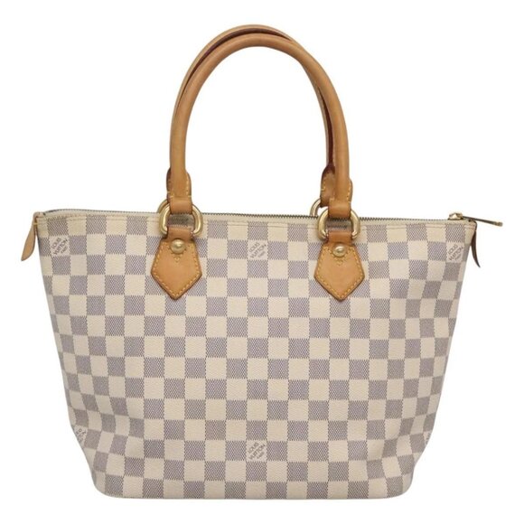 LOUIS VUITTON Damier Azur Saleya PM Tote Bag - Picture 2 of 15